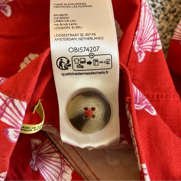 Maeve The Colette Cropped Wide-Leg Seashell Pants By Anthropologie Size 24 - Picture 15 of 15